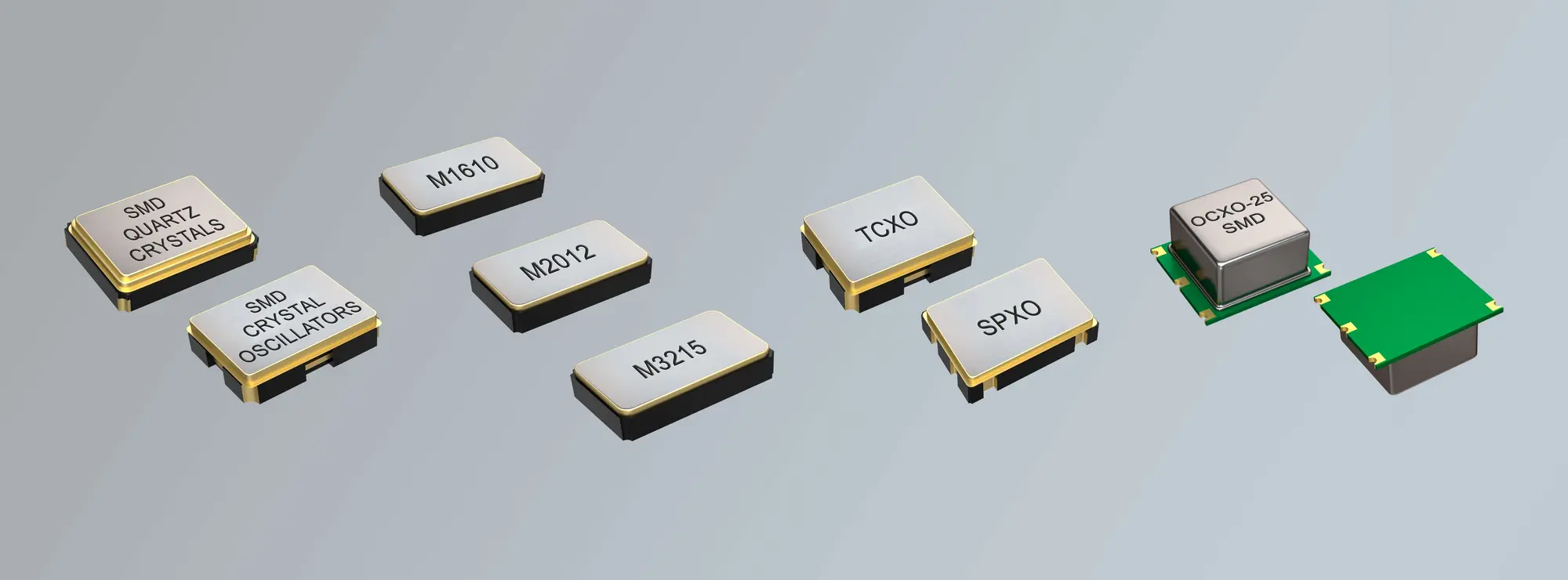 Cristales de cuarzo y osciladores Cristales de cuarzo y osciladores