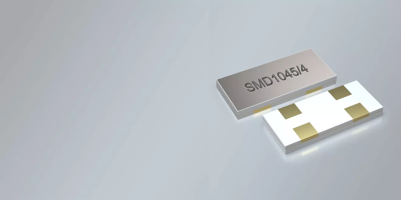 SMD QUARZ 10,0 x 4,5 mm 3.2768 - 10.0 MHz